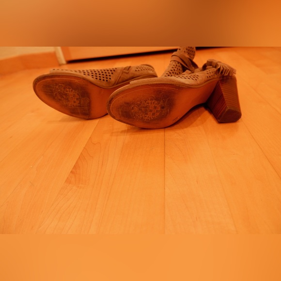 Vince Camuto Taupe Kamey Booties - Picture 9 of 9